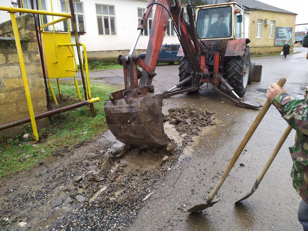 Ремонтные работы.