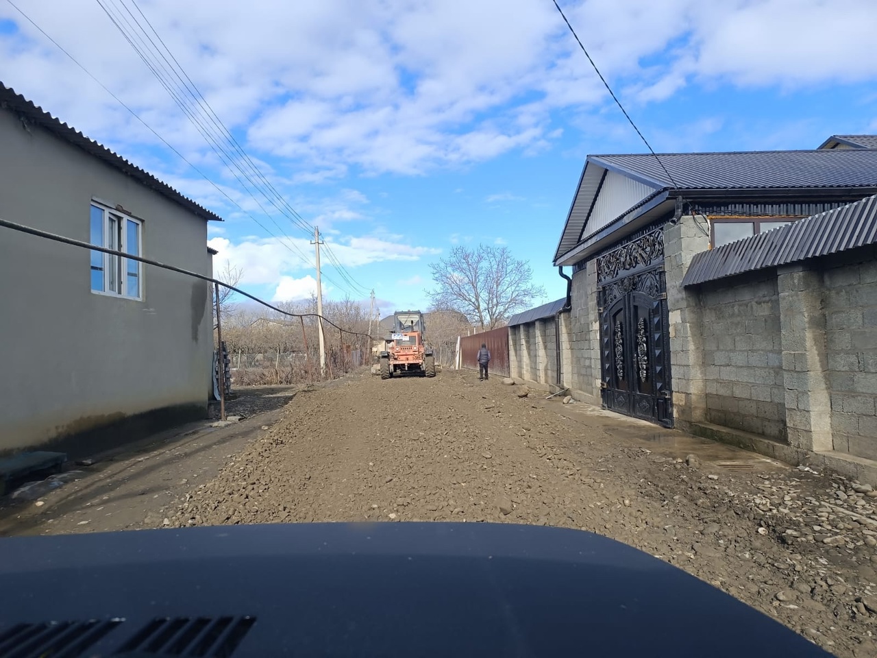 Гравирование улицы.