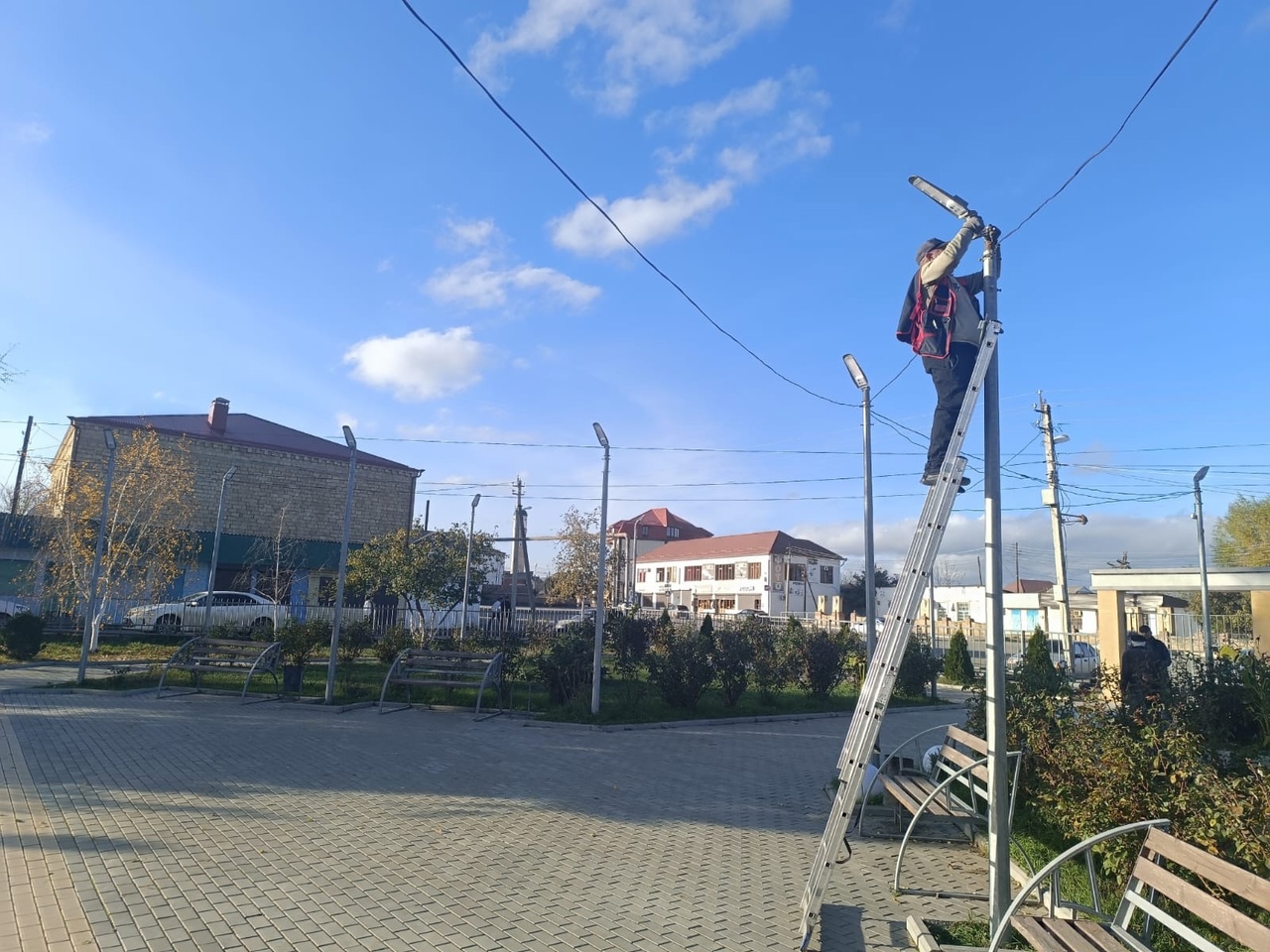 Замена светильников.